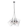 Leuchten-Direkt SKELETTON Pendant Light black, 3-light sources