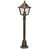 Albert 128 outdoor wall light brown, brass, 1-light source