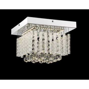 Globo ceiling light LED chrome, 1-light source