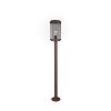 Trio TANARO path light rust-coloured, 1-light source