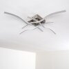 KOSOLA ceiling light LED matt nickel, 4-light sources