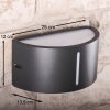 Lutec BONN outdoor wall light anthracite, 1-light source