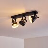 Ceiling Light Gudo black, 3-light sources