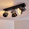 Ceiling Light Gudo black, 3-light sources