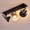Ceiling Light Gudo black, 3-light sources