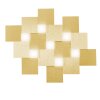 Grossmann CREO Ceiling Light LED brass, 7-light sources