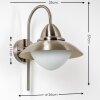 Gielas Outdoor Wall Light stainless steel, 1-light source