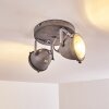 GLOSTRUP Ceiling Light LED grey, 2-light sources