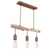 Pendant Light Globo JAKOB rust-coloured, 3-light sources