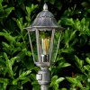 Lignac outdoor Floor Lamp black, silver, 1-light source, Motion sensor