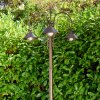 Outdoor floor lamp Lohja rust-coloured, 3-light sources