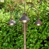 Outdoor floor lamp Lohja rust-coloured, 3-light sources