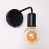 GRAVENSTEIN Wall Light black, 1-light source