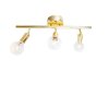 Ceiling Light By Rydens Row brass, 3-light sources
