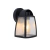 Lutec KELSEY Outdoor Wall Light black, 1-light source