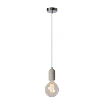 Lucide SOLO hanging light LED grey, transparent, clear, 1-light source