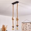 ETOWAH Pendant Light brown, black, 2-light sources