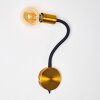 Wall Light Hovslund gold, black, 1-light source