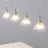 Masterlight Caterina hanging light LED matt nickel, 4-light sources