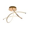 Leuchten-Direkt VIOLETTA Ceiling light LED gold, 1-light source