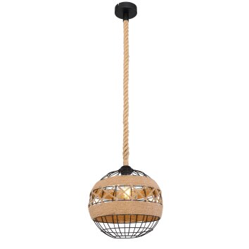Globo ULLEU Pendant Light brown, black, 1-light source