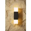 Trio HUDSON outdoor wall lamp black, 2-light sources