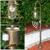 BORKAN path light brown, gold, 1-light source, Motion sensor