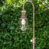 BORKAN path light brown, gold, 1-light source, Motion sensor