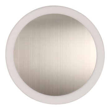 Lutec MOON Wall Light silver, 1-light source