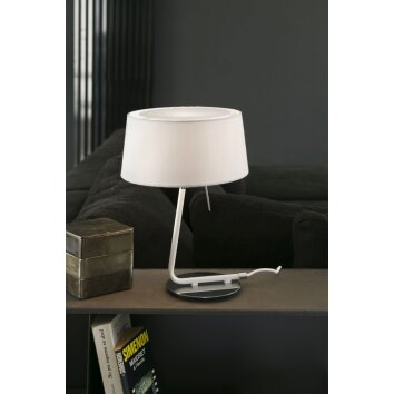 Faro Hotel table lamp silver, 1-light source