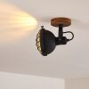 ONSALA ceiling spotlight brown, black, 1-light source
