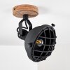 ONSALA ceiling spotlight brown, black, 1-light source