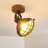 ONSALA ceiling spotlight brown, black, 1-light source