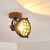 ONSALA ceiling spotlight brown, black, 1-light source