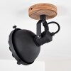ONSALA ceiling spotlight brown, black, 1-light source