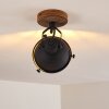 ONSALA ceiling spotlight brown, black, 1-light source