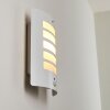 Outdoor Wall Light Alslev white, 1-light source, Motion sensor