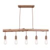 Pendant Light Globo JAKOB rust-coloured, 5-light sources