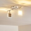 PINEY Ceiling light LED matt nickel, 2-light sources