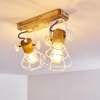 Nifun Ceiling Light brown, white, 2-light sources