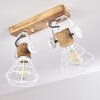 Nifun Ceiling Light brown, white, 2-light sources
