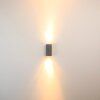 Boda Outdoor Wall Light grey, 2-light sources