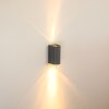 Boda Outdoor Wall Light grey, 2-light sources