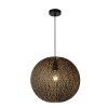 Lucide TAHAR Pendant Light black, 1-light source