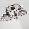OKSEVEJ Ceiling Light grey, 3-light sources