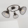 OKSEVEJ Ceiling Light grey, 3-light sources