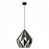 Eglo VINTAGE hanging light black, silver, 1-light source