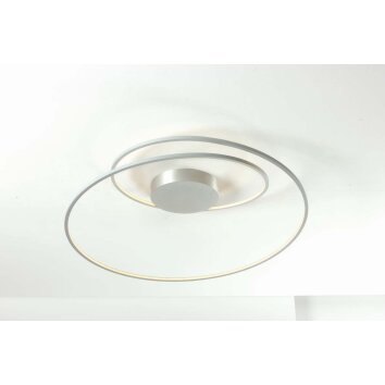 Bopp AT ceiling light LED aluminium, 1-light source