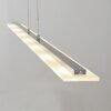 Lourdes pendant light LED chrome, matt nickel, 7-light sources