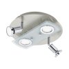 Eglo PAWEDO 1 ceiling light LED chrome, matt nickel, 4-light sources